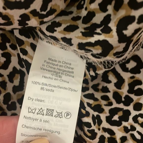 J crew animal print top 14 tall - Picture 7 of 7